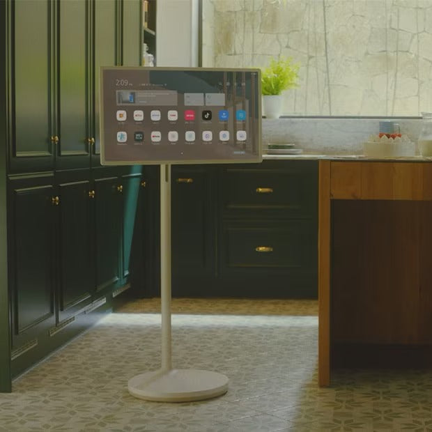 27 tum vridbar/flyttbar Smart TV med inbyggt batteri